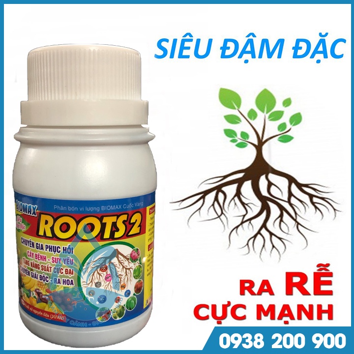 Kích Ra Rễ Roots 2 (100ml) - Phân bón lá Roots2 - Ra Rễ cực mạnh Roots2