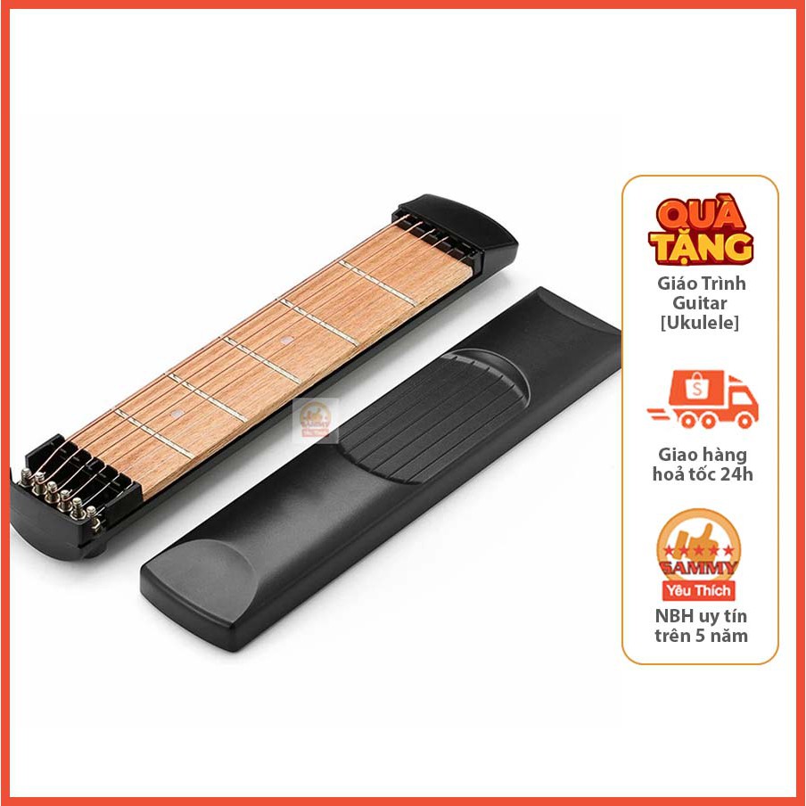 [ĐỘC QUYỀN] Dụng cụ tập bấm hợp âm Guitar Pocket 6 ngăn - tâp mọi lúc mọi nơi không sợ phiền đến ai