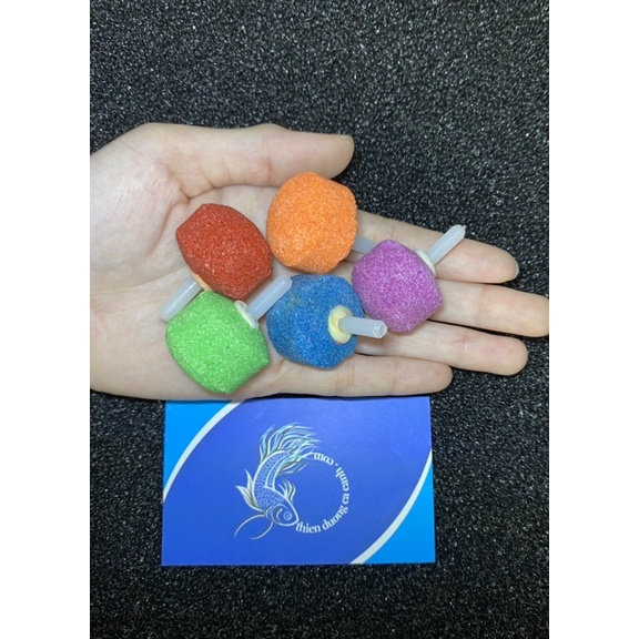 Cục Sủi Oxy Nhiều Màu Dành Cho Bể Cá Cảnh