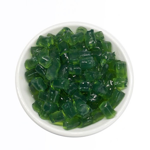 Thạch Ống Agar Trà Xanh Hộp 3,2kg Giòn, Dai Nhập Khẩu Đài Loan