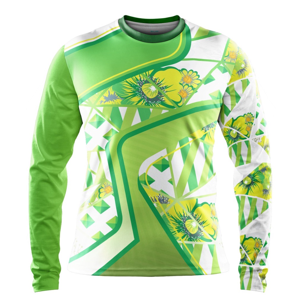 Áo Thun Màu Xanh Lá Cây Thăng Hoa / jersey / Áo Thun bunga