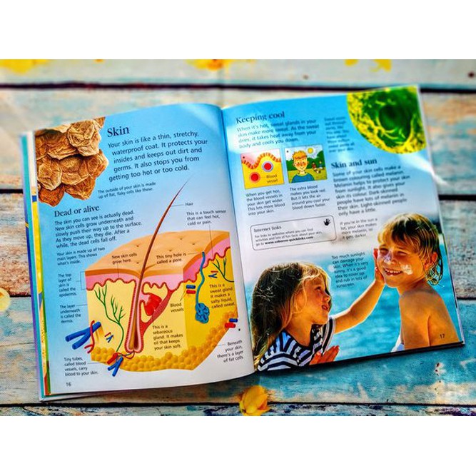 Sách Usborne - Bách khoa toàn thư cho bé 6-8 tuổi 1ST ENCYCLOPEDIA HUMAN BODY