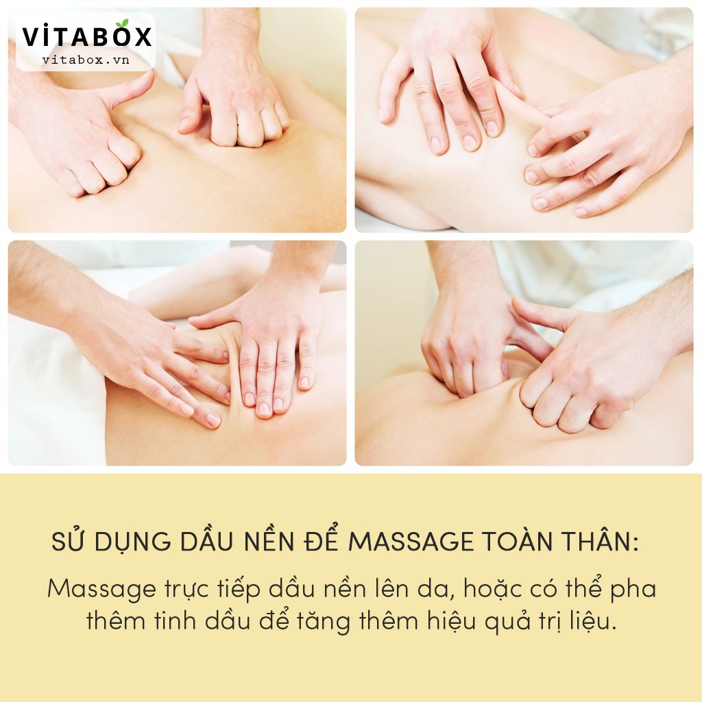 Dầu nền hữu cơ ép lạnh VITABOX Organic Carrier oil Jojoba Argan Grapeseed Avocado nguyên tinh chất dưỡng da mặt body tóc | BigBuy360 - bigbuy360.vn