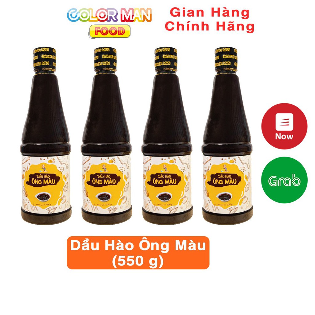 Dầu Hào Color Man 550g chiết xuất từ hào nguyên chất để tạm hương vị đặc trưng cho các món xào, ướp thịt