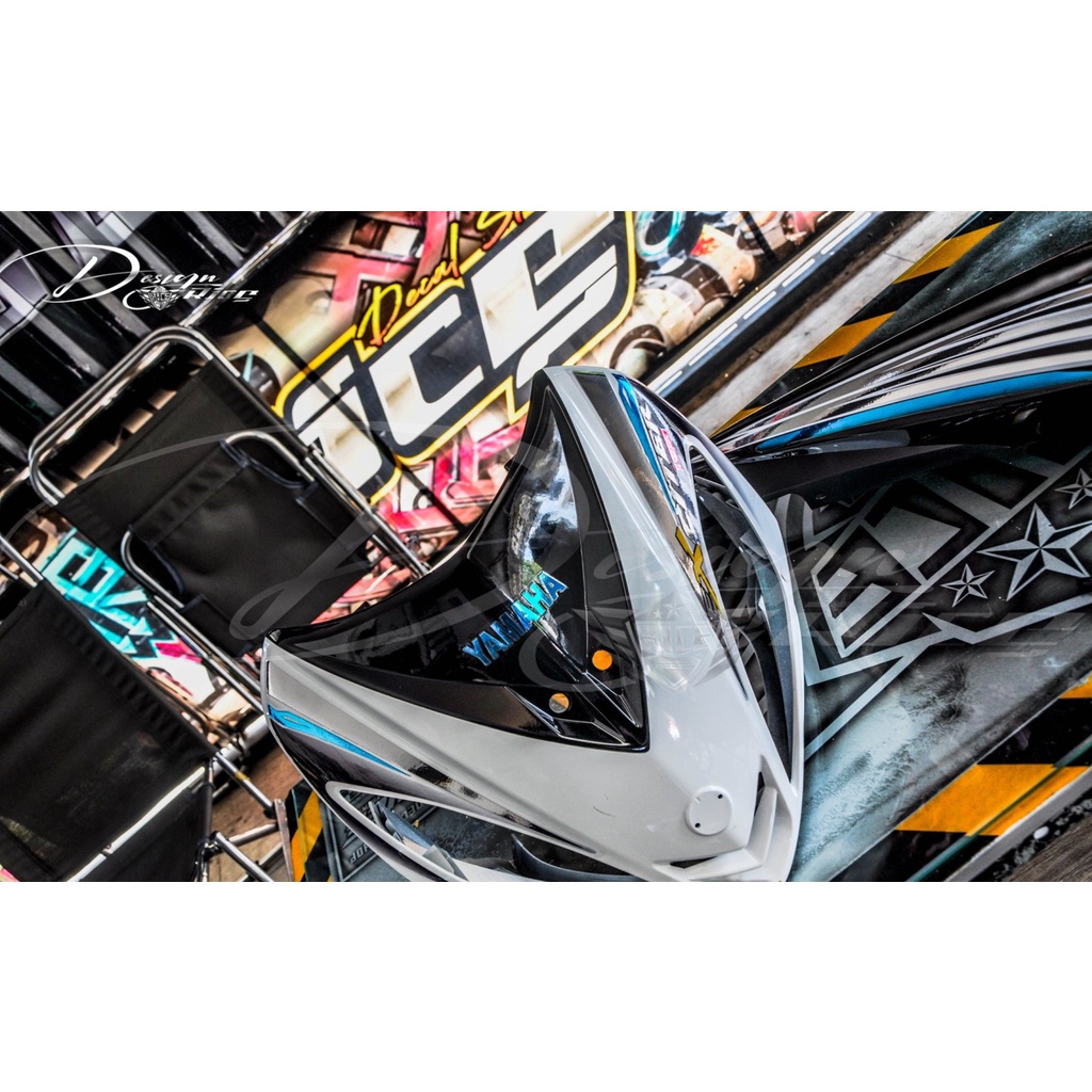 TEM RỜI EXCITER 2010 XANH TRẮNG ĐEN