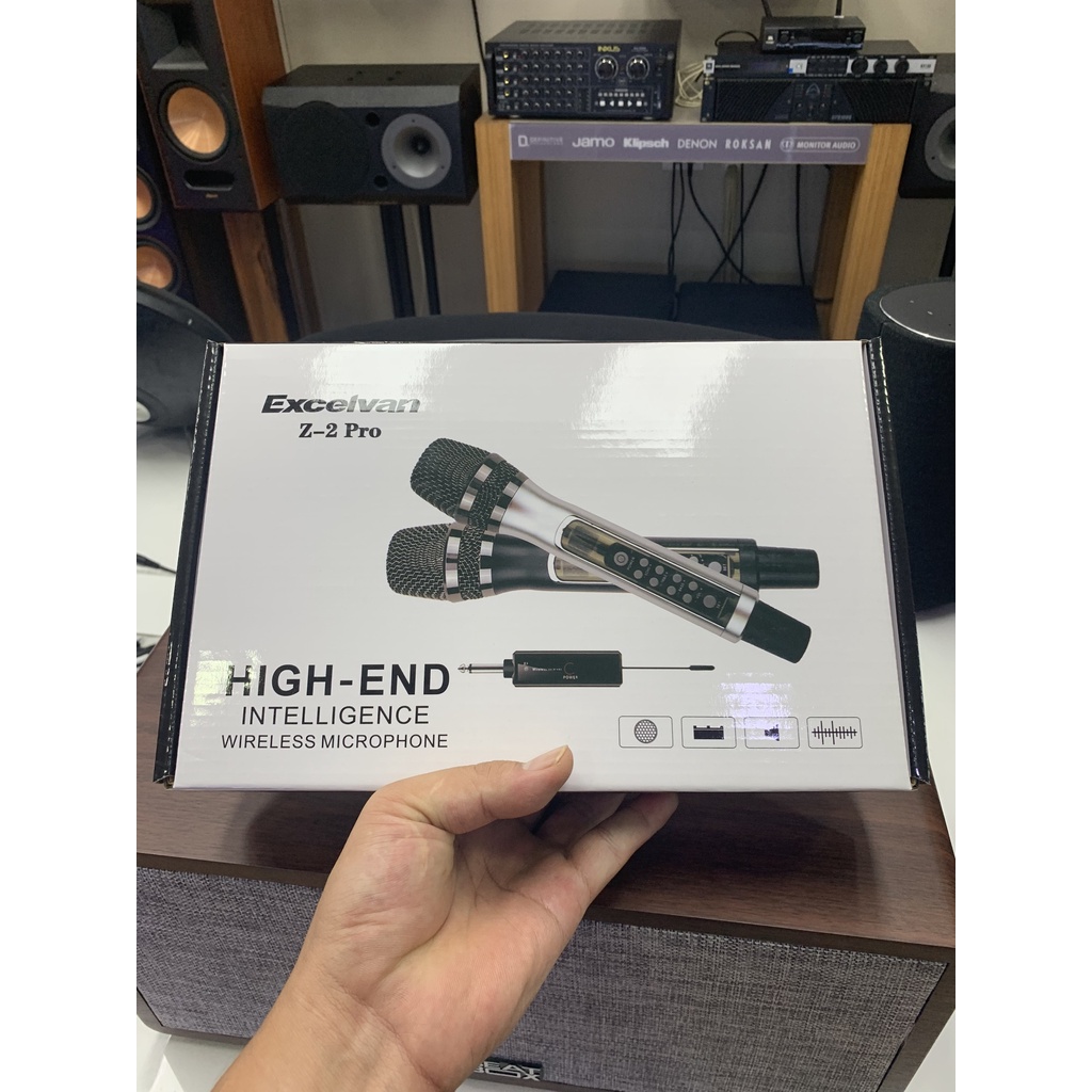 Micro Karaoke không dây Excelvan Z3, Excelvan Z2 Pro, Excelvan Z1 Pro có tích hợp vang số- Mic Z3 Pro