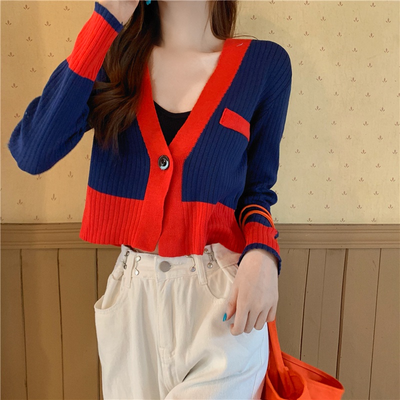 Áo khoác Cardigan dệt kim mỏng dáng rộng thời trang mùa thu phong cách hàn quốc cho nữ