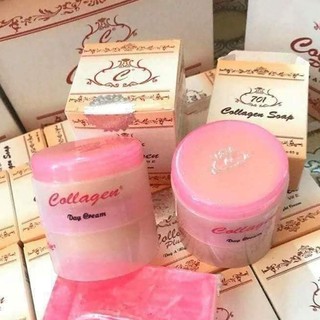 Combo Kem Collagen Soap 701 plus vit E Chính Hãng