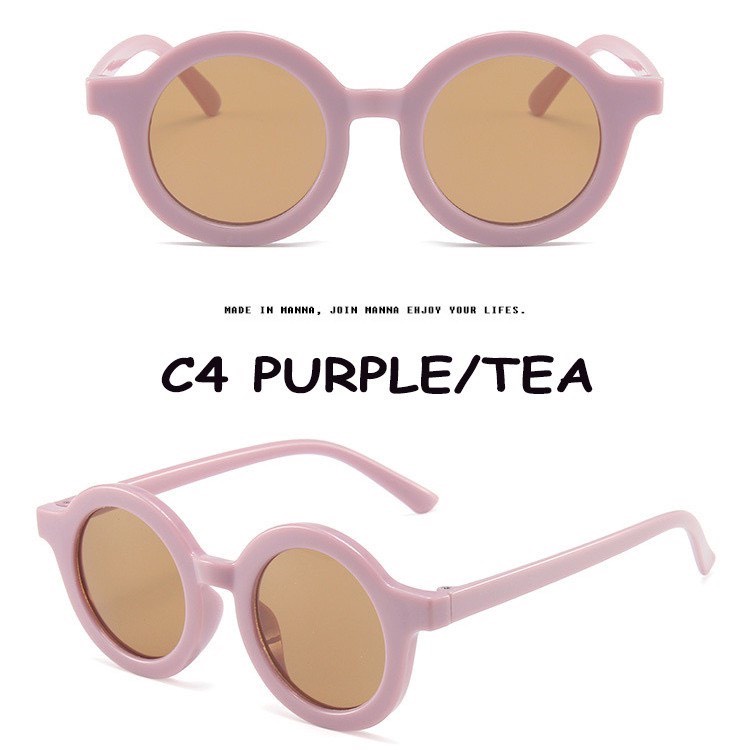 Kính mắt màu trà thời trang cho bé yêu