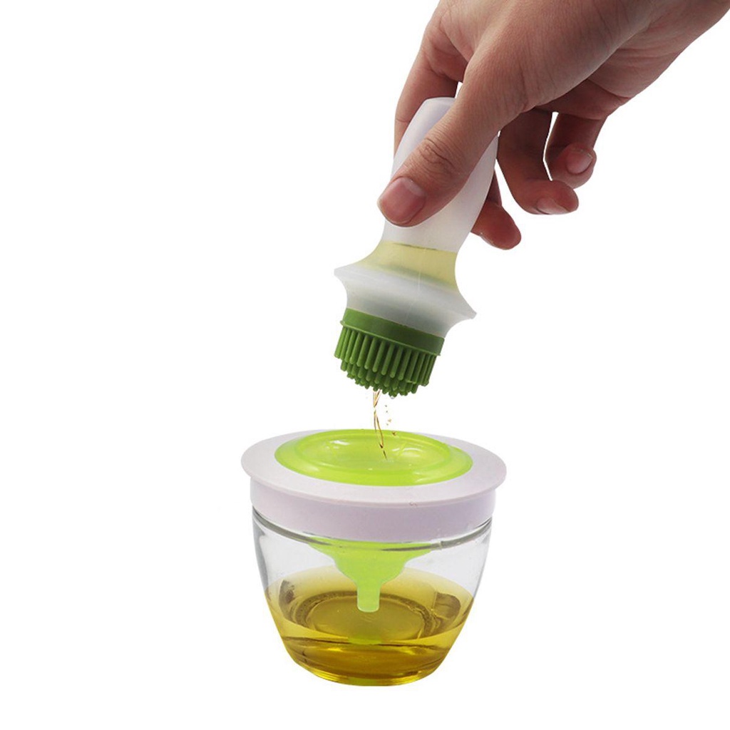 LLOYD Lọ Đựng Gia Vị Kèm Cọ Quét Dầu Bằng Silicone Tiện Dụng Cho Nhà Bếp