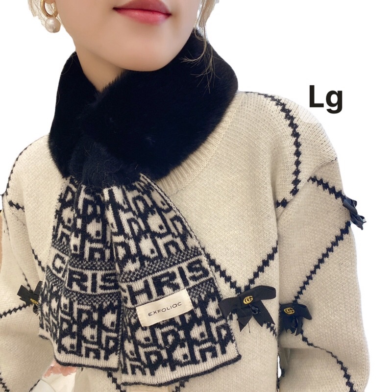 Khăn quàng cổ lông dior, mẫu mới năm 2021