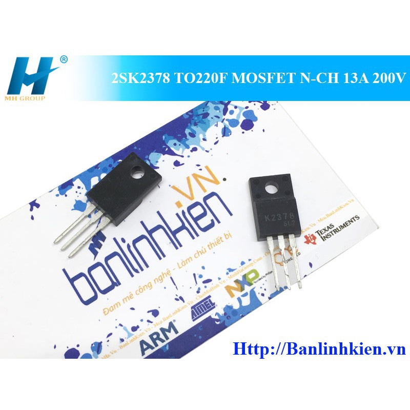 [Minh Hà] 2SK2378 TO220F MOSFET N-CH 13A 200V