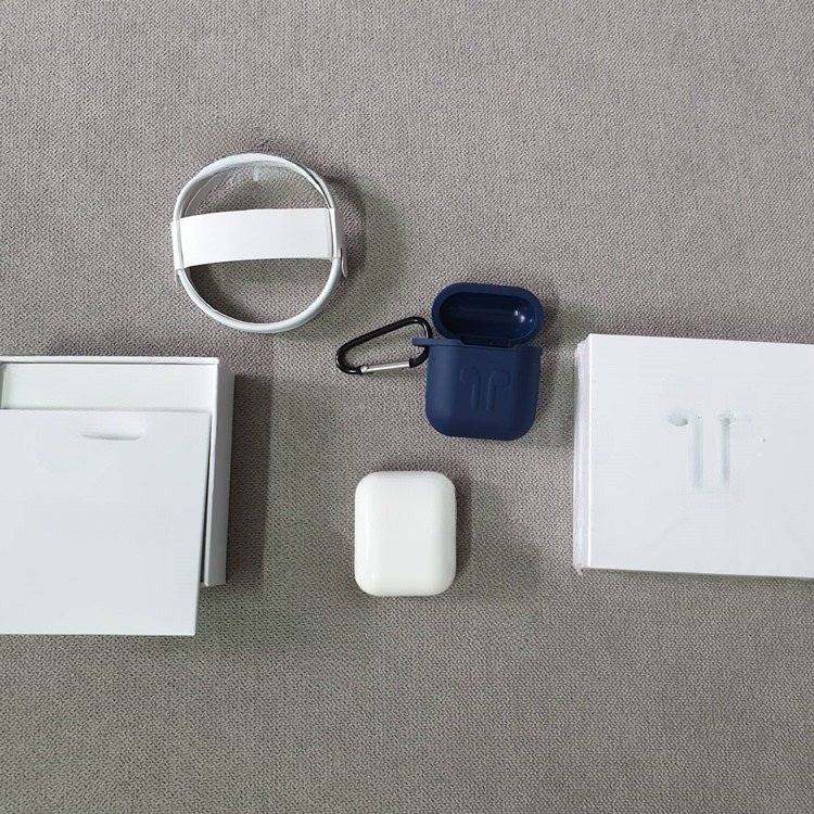 Tai nghe bluetooth AP2, Tai nghe không dây Full Chức Năng, Đổi Tên, Định Vị, Pin trâu dùng cho mọi dòng máy