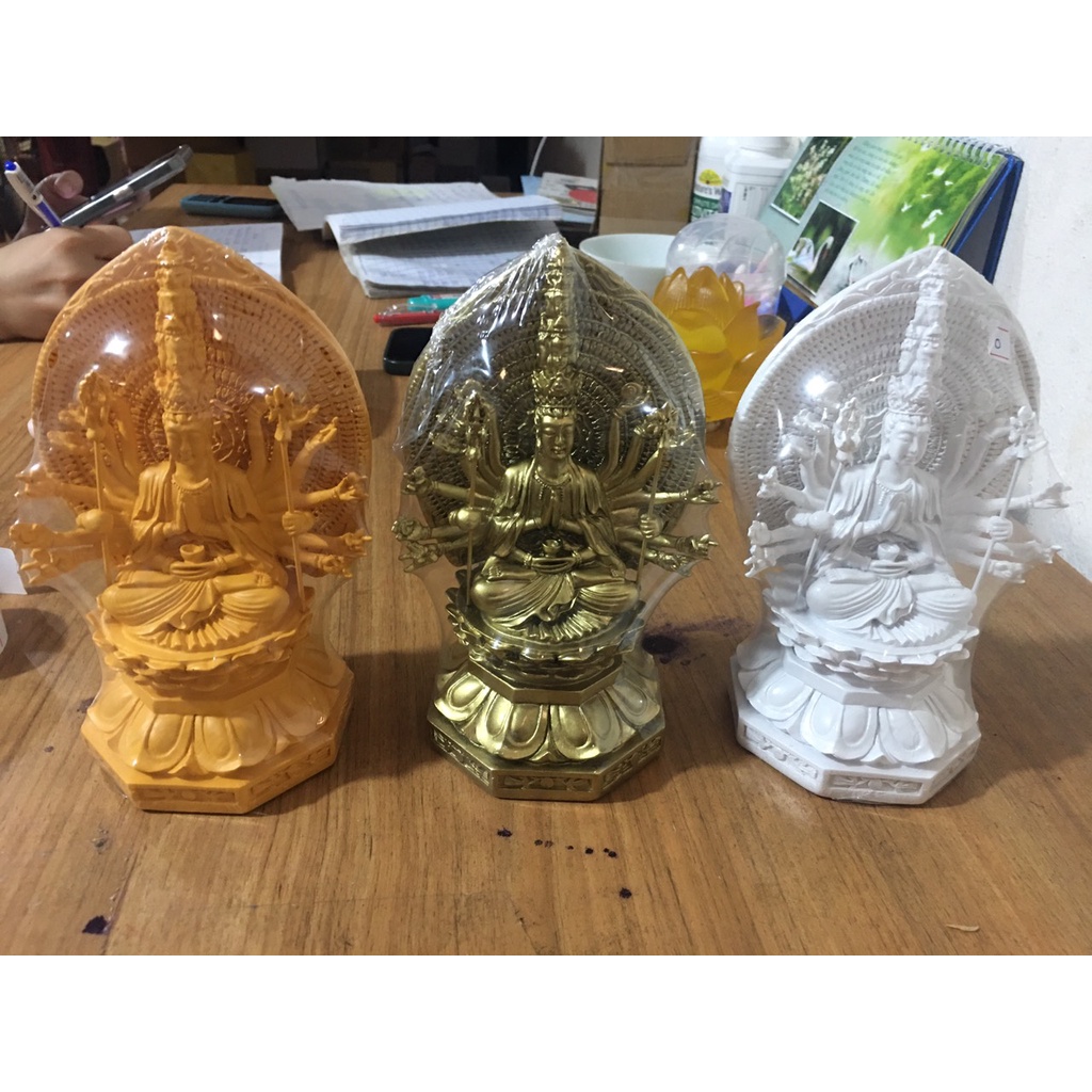 TƯỢNG BỒ TÁT THIÊN THỦ THIÊN NHÃN CHI TIẾT CAO -16CM