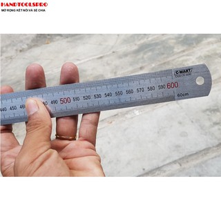 600mm Thước thép thẳng D0019-600 C-MART