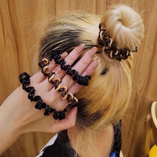 Dây buộc tóc kiểu dây điện thoại độc đáo thời trang