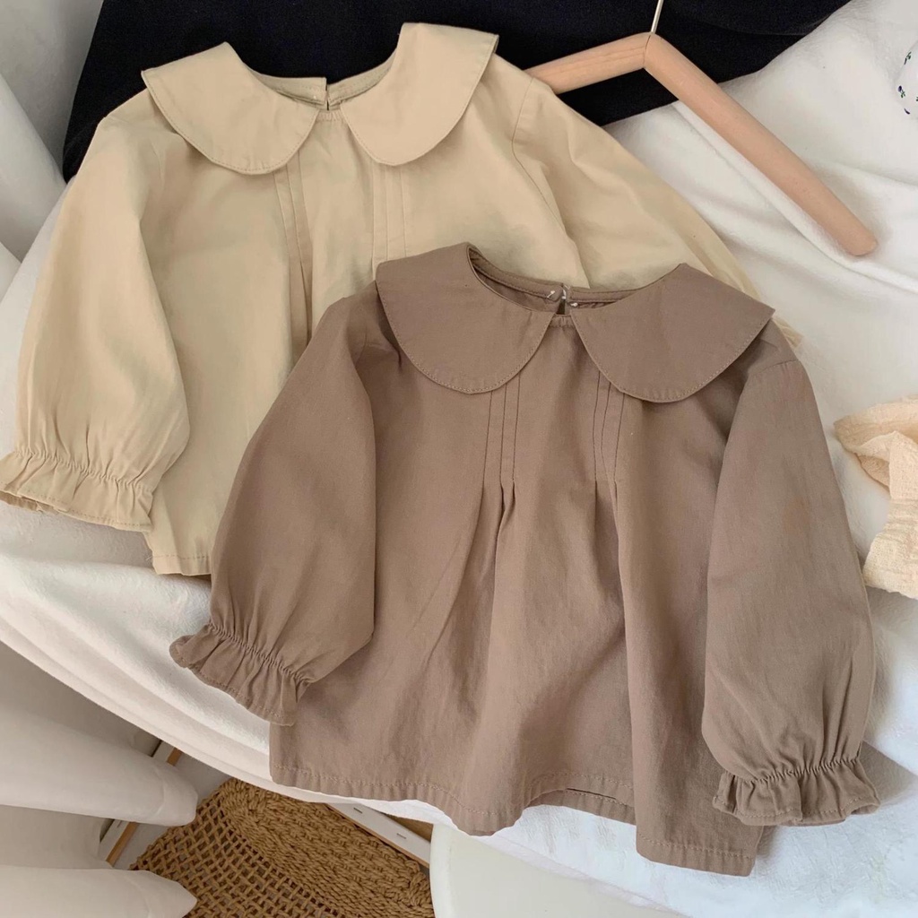 Bộ Áo Tank Top Phối Chân Váy Vải Nhung Kiểu Hàn Quốc Thời Trang Mùa Thu Cho Bé Gái
