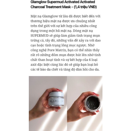 Mask Bùn GLAMGLOW Supermud Clearing Treatment Masque