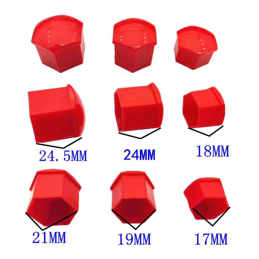 Bộ 20 nắp nhựa trang trí đậy chi tiết vít mâm xe hơi tiện lợi cao cấp