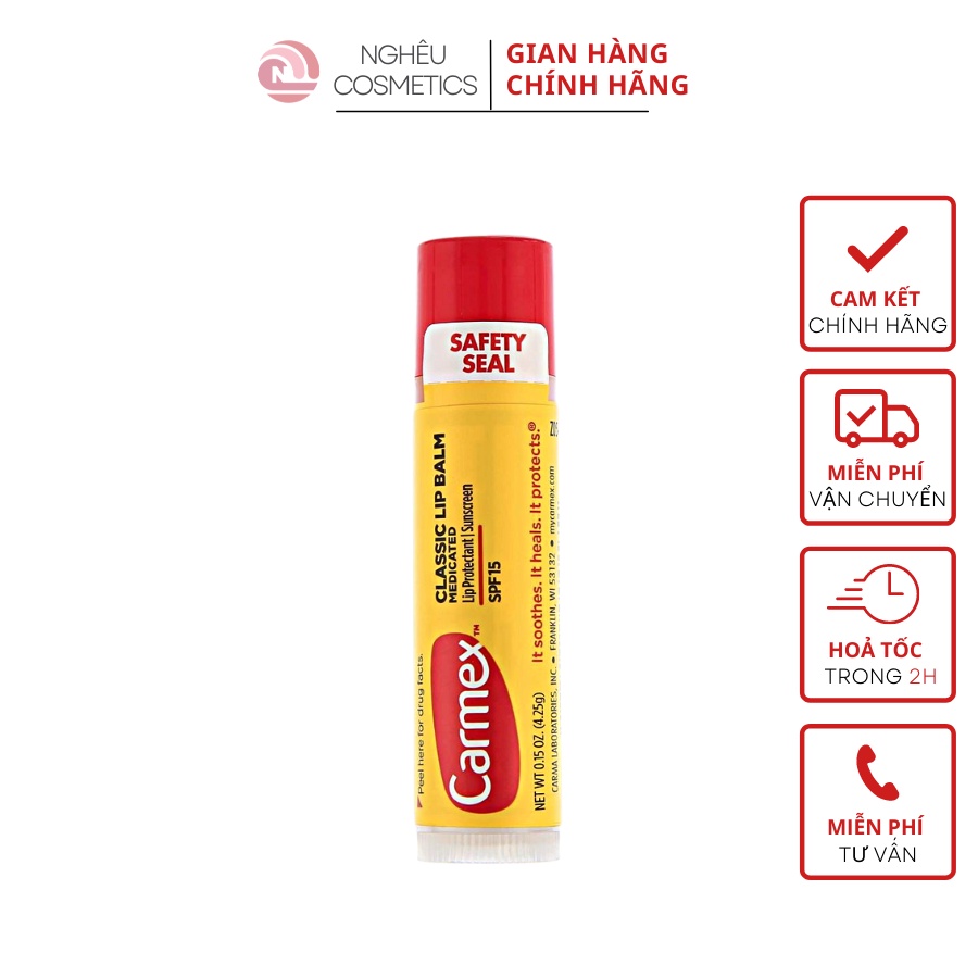 Son Dưỡng Môi Giảm Thâm Chống Nắng Carmex Original