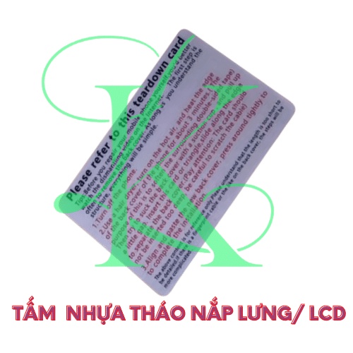 Dụng cụ tháo nắp lưng  và màn hình cho các dòng điện thoại