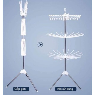 CÂY PHƠI ĐỒ INOX ĐA NĂNG DÁNG TRÒN