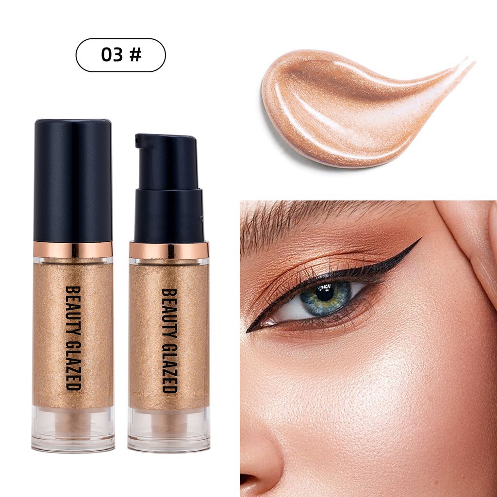 BEAUTY GLAZED lỏng huỳnh quang lỏng 4 màu ánh sáng kim cương trang điểm | BigBuy360 - bigbuy360.vn