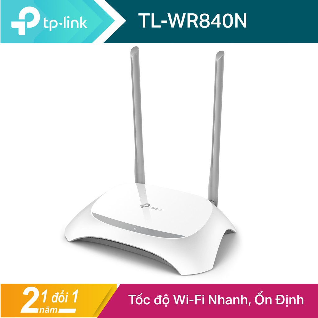 Bộ phát wifi TP-Link Chuẩn N 300Mbps TL-WR840N - Chính hãng