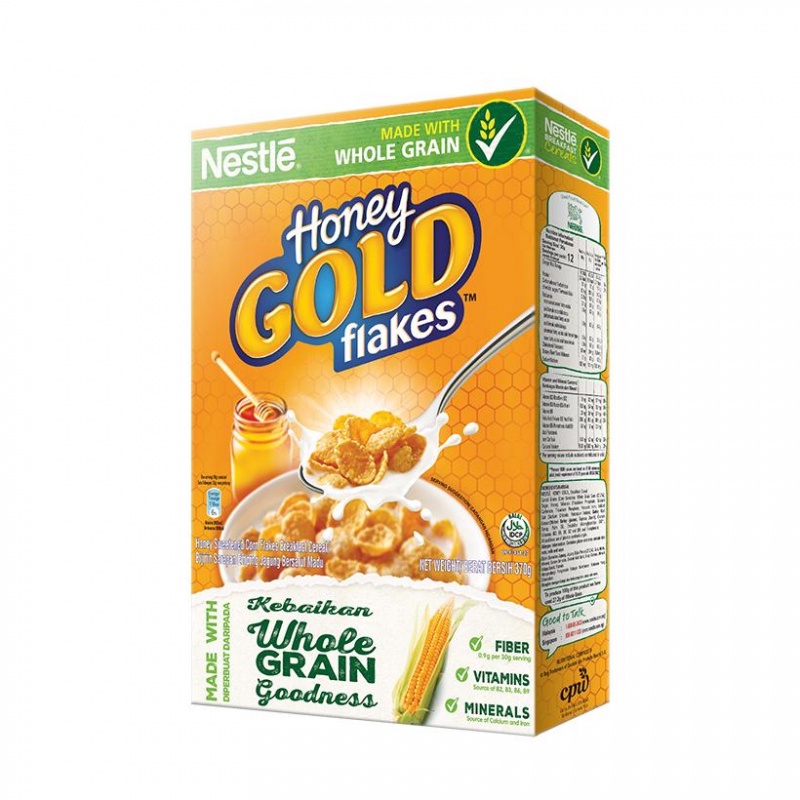 Bánh Ăn Sáng Honey Gold Flakes Nestle 370g [0407]
