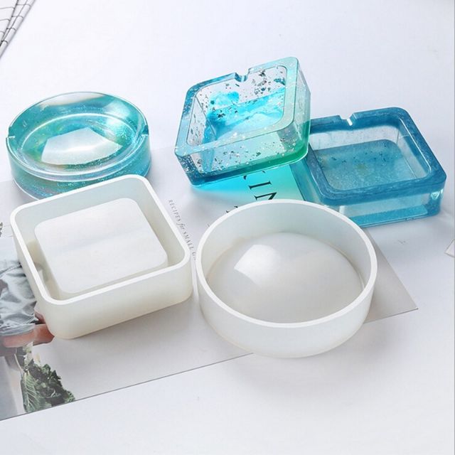 Khuôn silicone làm gạt tàn thuốc resin