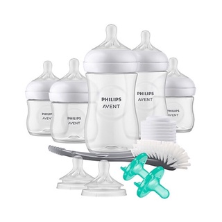 [MAU MOI]Combo 5 bình Avent + phụ kiện (3 bình 125ml+2 bình 260ml)