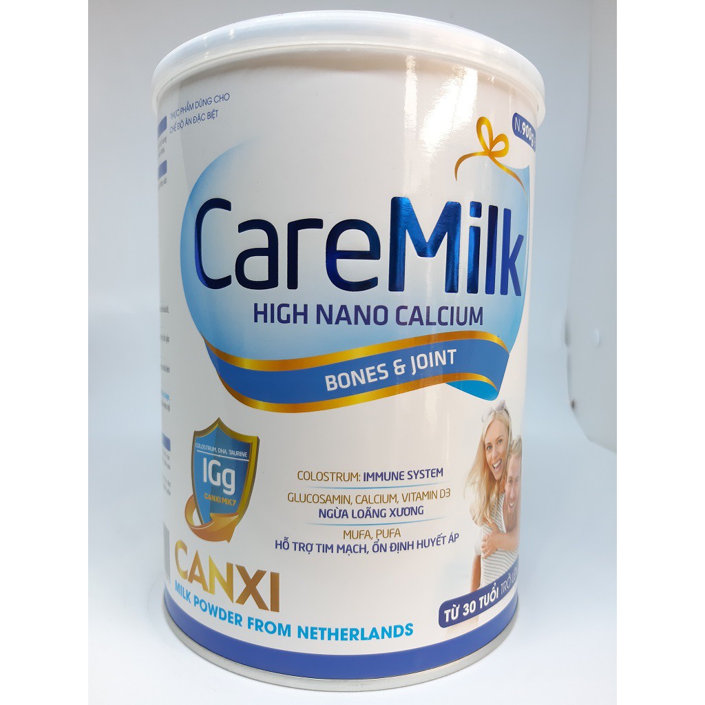 Sữa bột Care Milk Canxi 900g