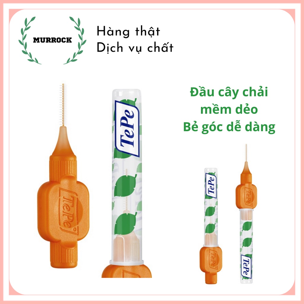 Cây Chải kẽ răng cơ bản Tepe Interdental Brush UK Anh Quốc 1 cây