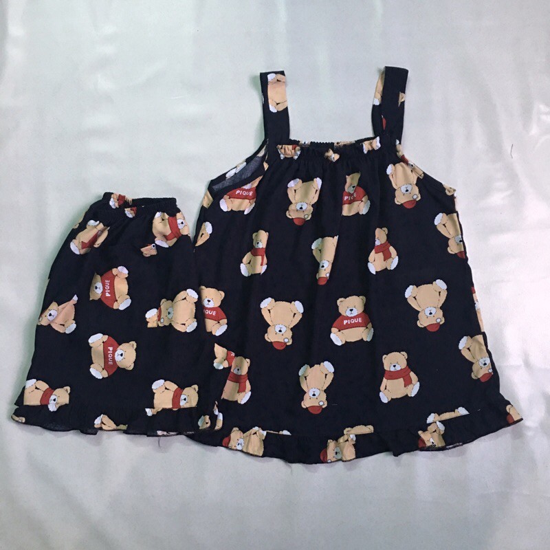 Đồ bộ 2 dây đùi Lanh (tole) Size 1 Từ 40kg-50kg. | BigBuy360 - bigbuy360.vn
