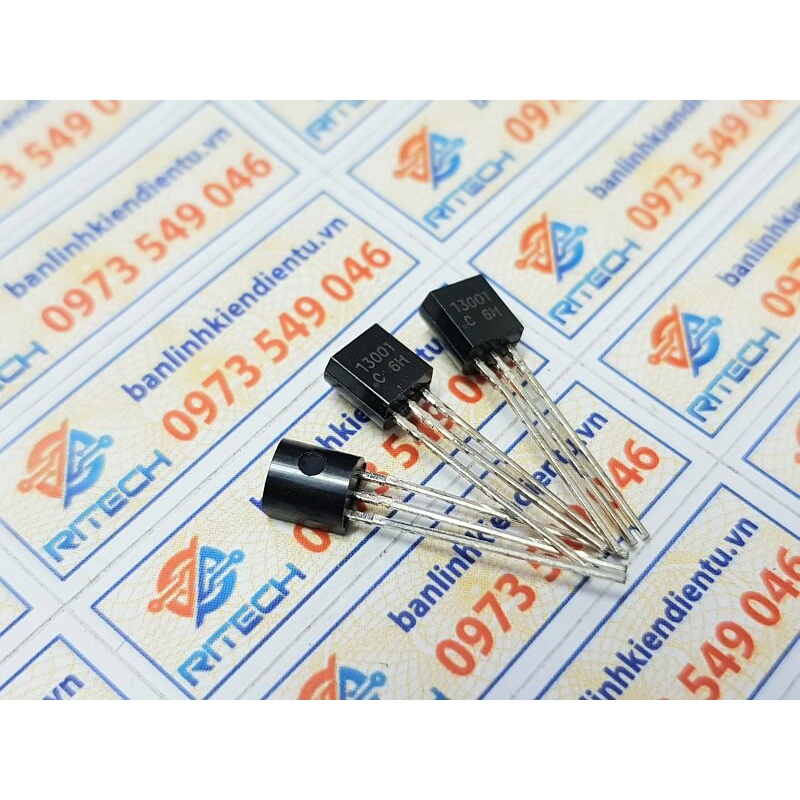 Combo 20 con 13001, MJE13001 Transistor NPN 400V/0.2A TO92