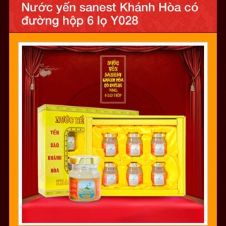 Yến sào Sanest Khánh Hoà 6 lọ có đường