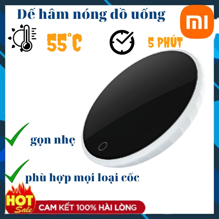 Đế Hâm Nóng Đồ Uống Xiaomi Youpin Rosou 55°C, Dùng Cho Mọi Loại Cốc, Gọn Nhẹ Chỉ Mất 5 Phút-Hàng Chính Hãng
