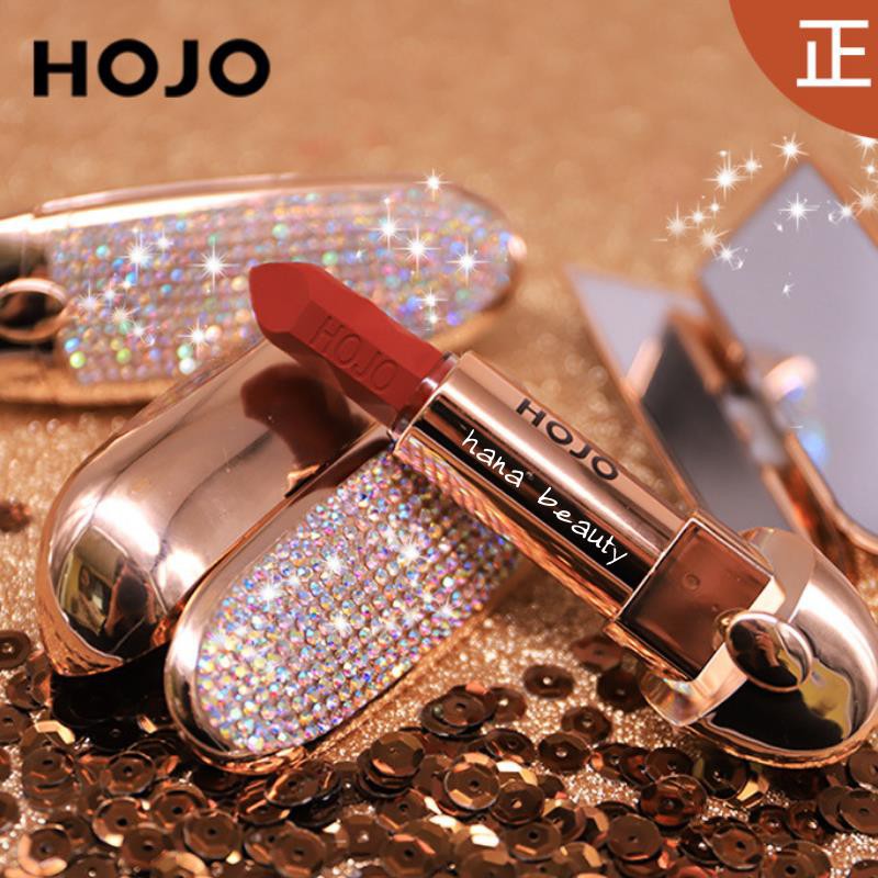 Son lì  HoJo  đính hạt lấp lánh kèm gương - HJ5HOJO