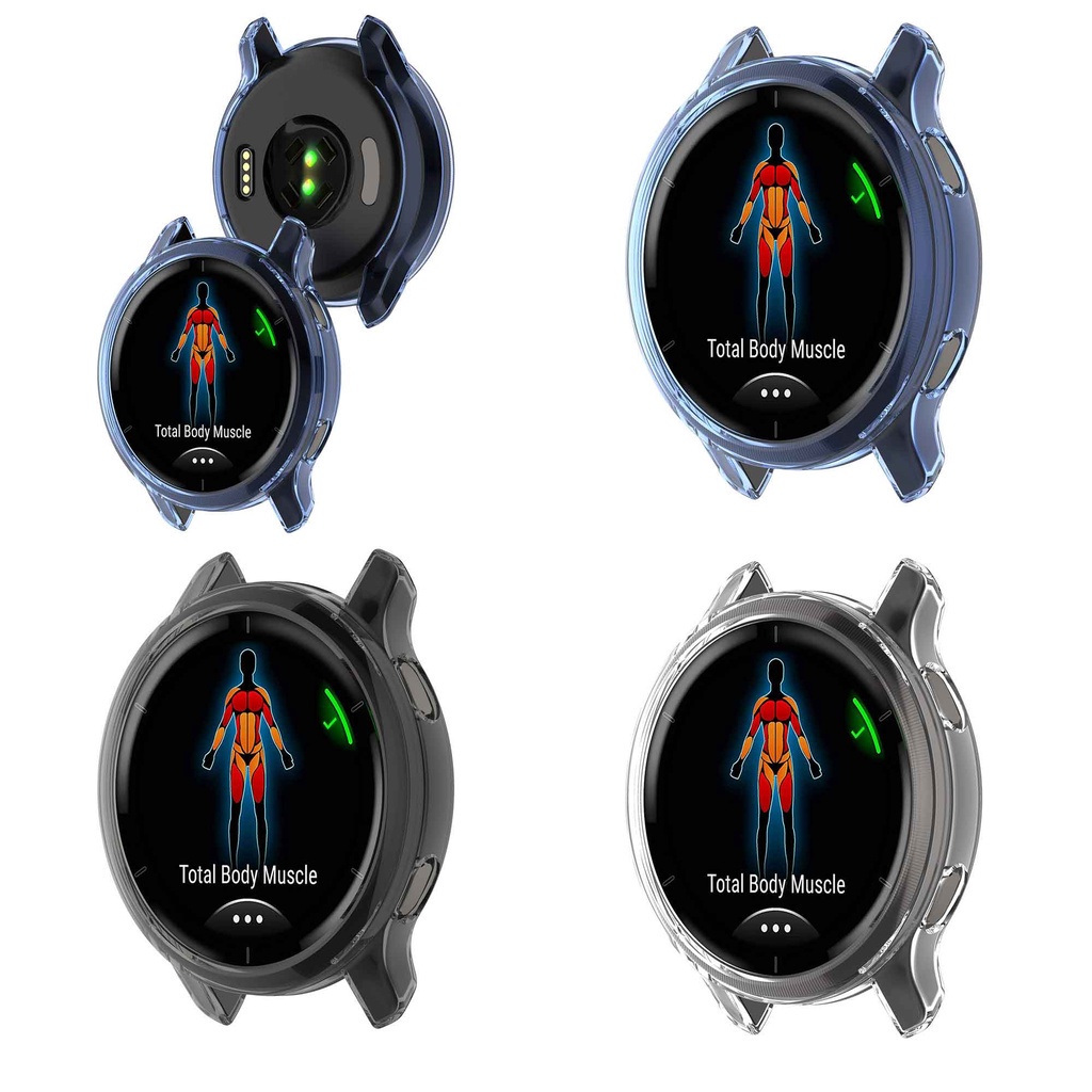 Ốp bảo vệ mặt đồng hồ bằng TPU trong suốt cho Garmin Venu 2S 2/2S