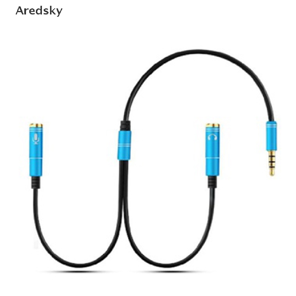 Cáp nối dài aux chia mic âm thanh + tai nghe stereo jack 3.5mm