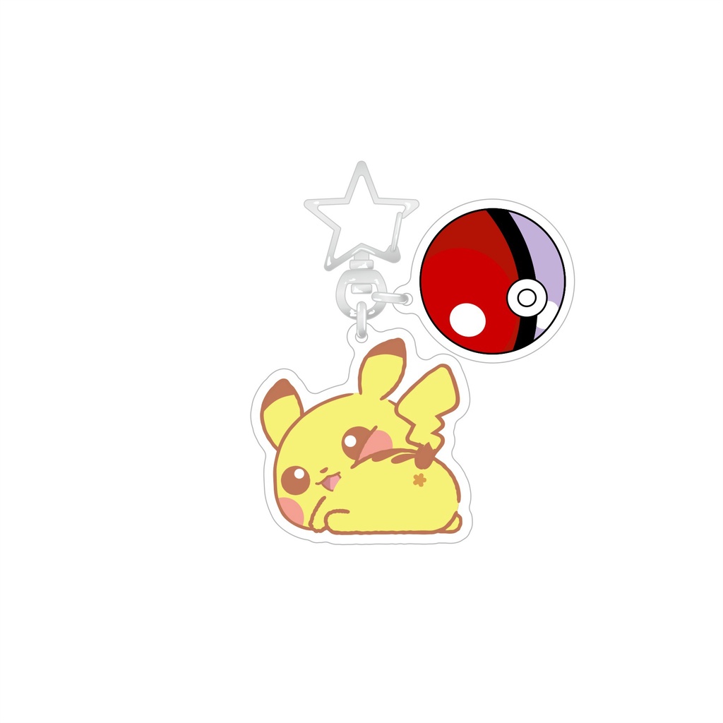 Móc Khóa Hình Pokemon Xinh Xắn Đáng Yêu