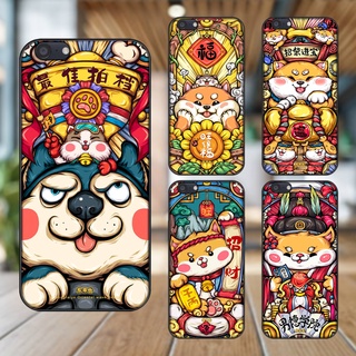 Ốp lưng Oppo A71 viền đen in hình Chó dễ thương