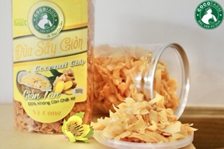 Dừa sấy giòn vị gừng