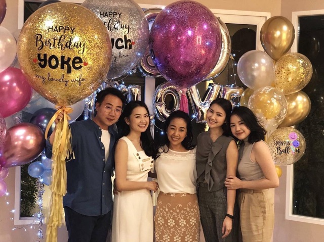 Combo bóng jumbo kim tuyến in chữ decal kèm nguyên liệu tự làm