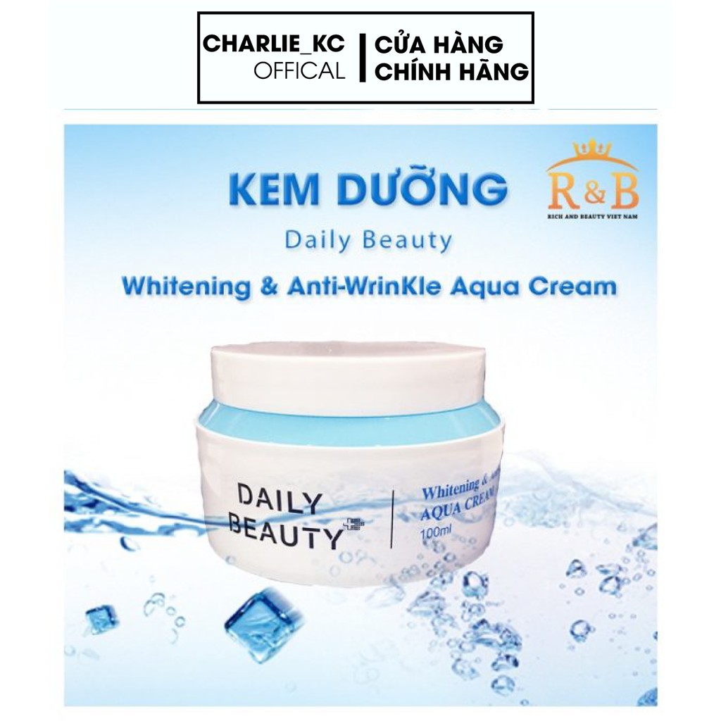 Kem dưỡng Whitening & Anti-WrinKle Aqua Cream