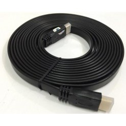 Dây cáp HDMI 10m Dẹt đen chuẩn 1,4v