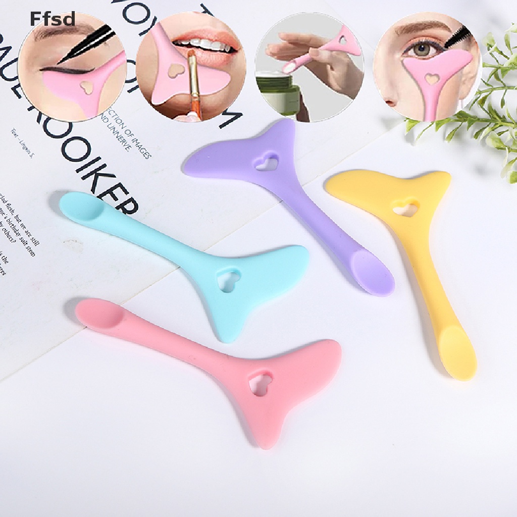 {Ffsd} Khuôn Kẻ Mắt / Phấn Mắt Trang Điểm Làm Đẹp Mẫu Marscara Hình Đôi Cánh Bán Chạy