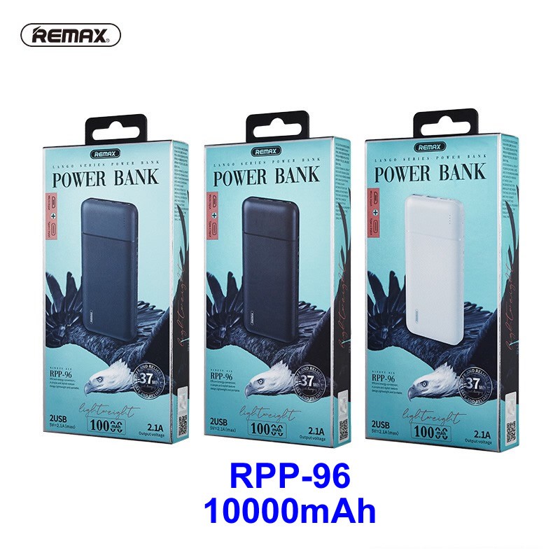 Pin dự phòng Remax RPP-96 dung lượng 10000mAh