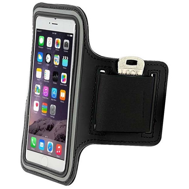 Túi đựng điện thoại đeo bắp tay khi tập thể dục màu đen điện thoại 4.7inch và 5.5 inch