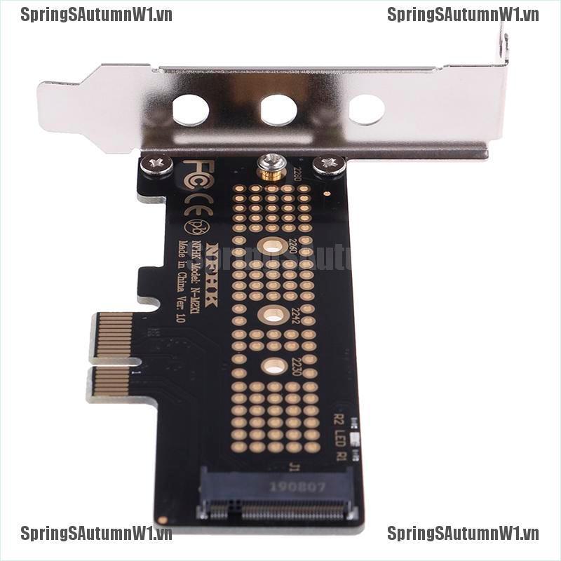 Thẻ Chuyển Đổi Nvme Pcie M.2 Ngff Ssd Sang Pcie X1 / M.2 Kèm Phụ Kiện